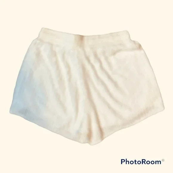 Honey Punch Elastic Tie Waist Ivory Shorts Small NWT - Picture 3 of 5